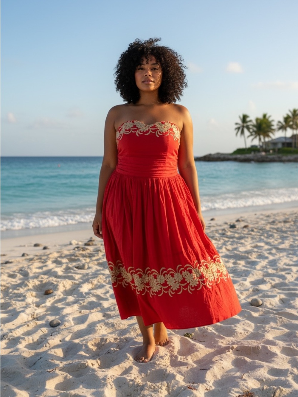 ANTHROPOLOGIE GIRLS FROM SAVOY STRAPLESS FIT N FLARE SUNDRESS DRESS LG